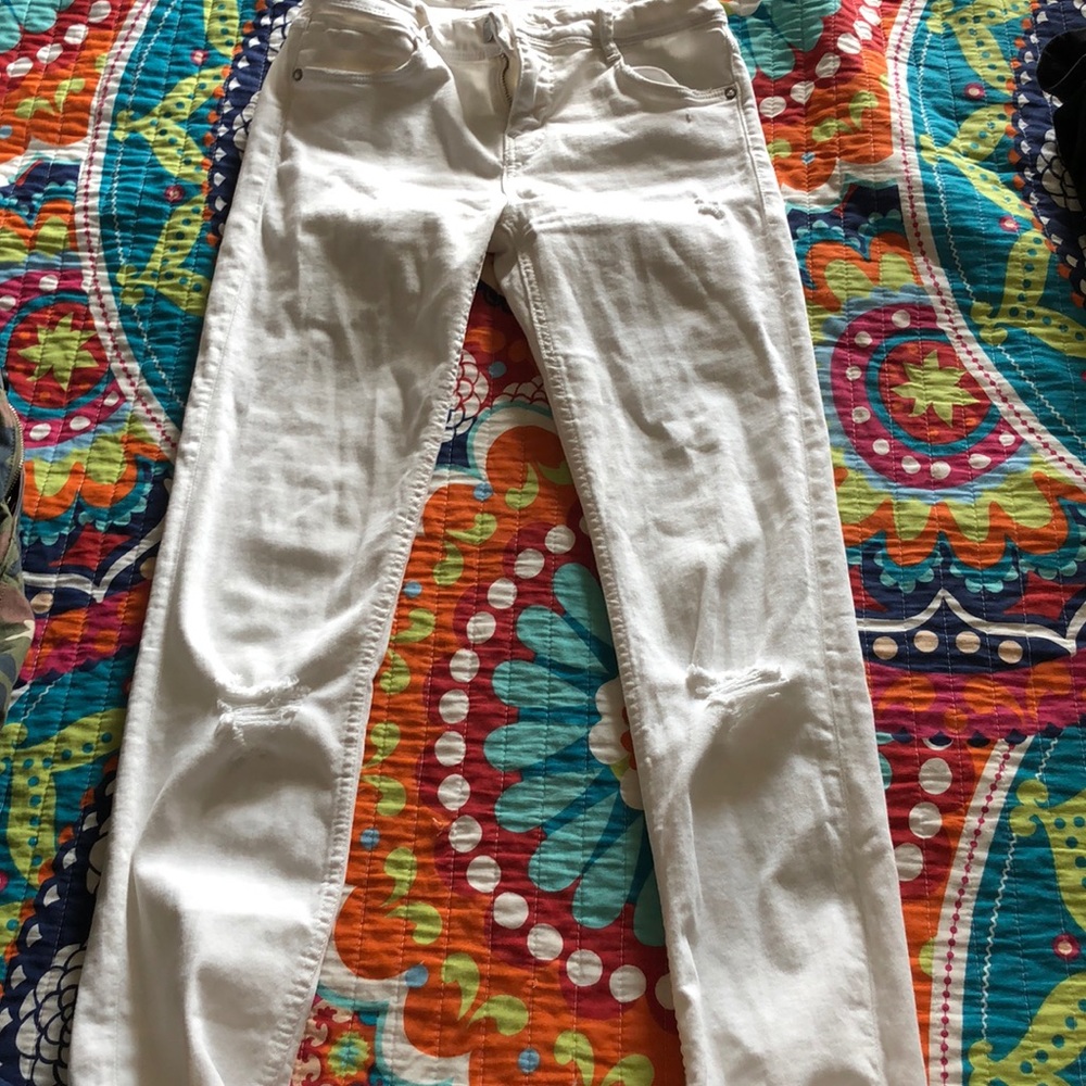 White jeans